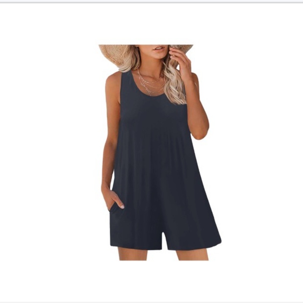 Sleeveless Grey Romper
